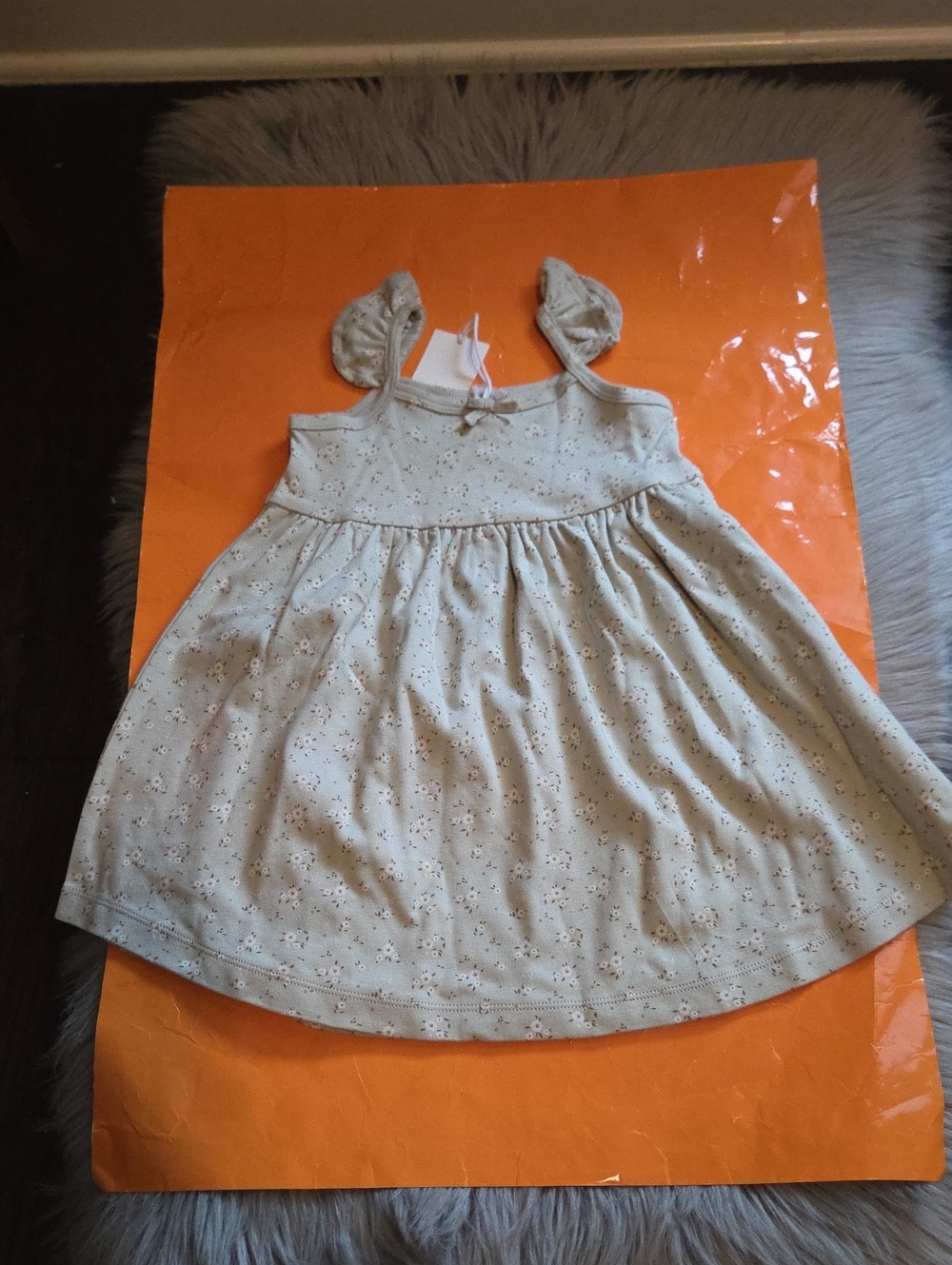 Nwt! Jamie Kay Gracelyn Dress Organic Cotton In Lulu Honeydew 2yr